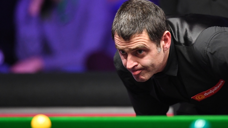 Ronnie O'Sullivan ponders a shot