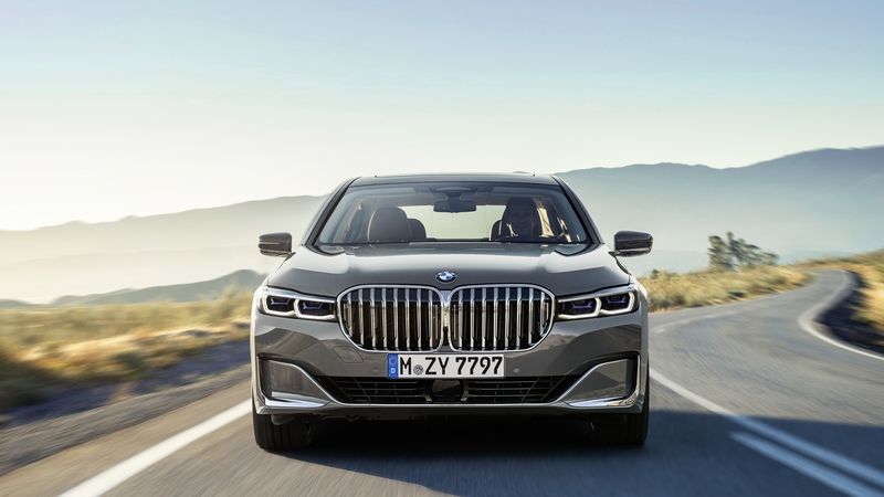 The grille on the new 7 Series is quite a statement.