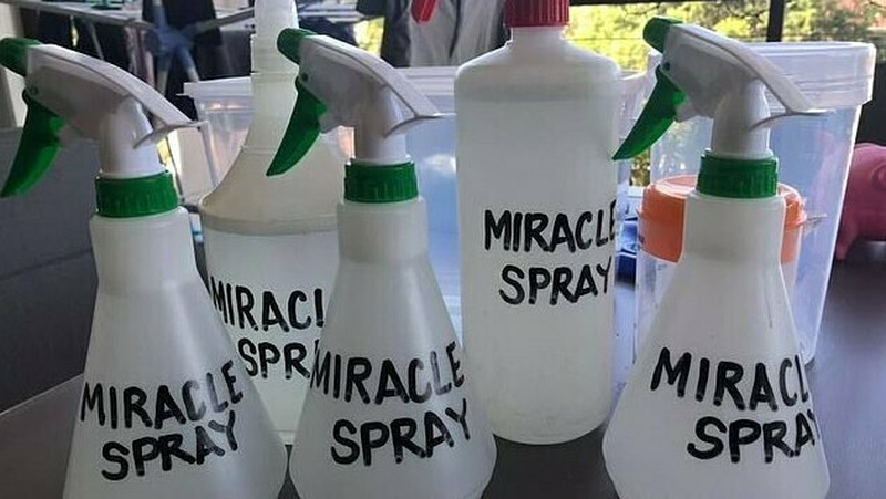 This "miracle spray" only requires five ingredients. Photo: Facebook