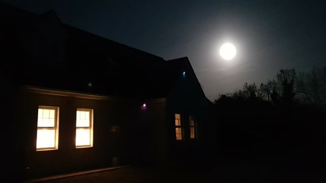 The moon above Monaghan (Pic: Trevor Connolly)