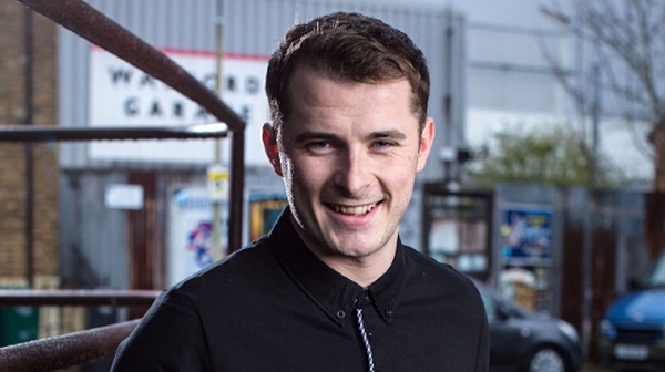 Max Bowden on the EastEnders set - "Joining one of the most iconic families in soap is beyond exciting"