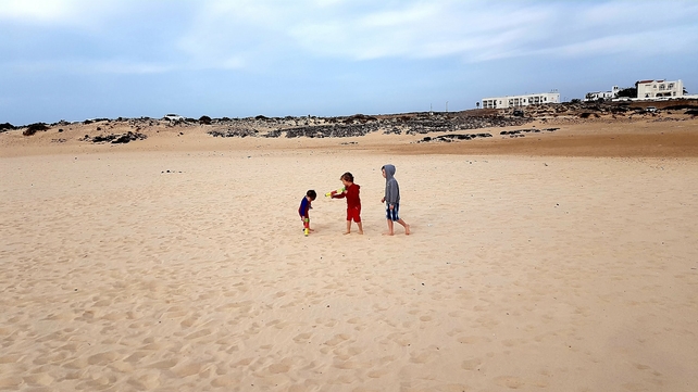Beach Fun with Thing 1, 2 & 3