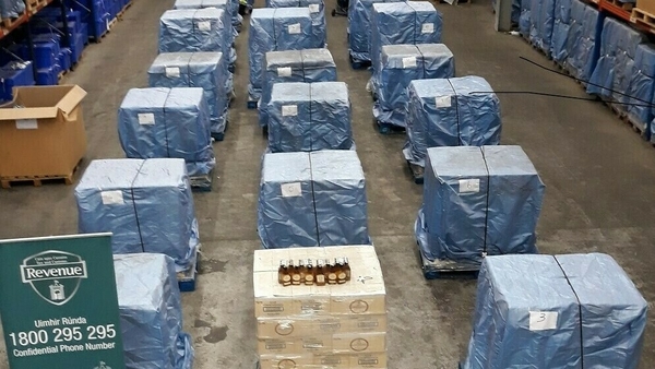 The alcohol was found in trailer which originated in Poland