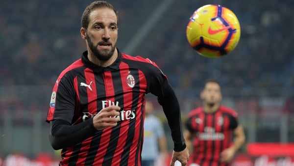 Gonzalo Higuain remains in limbo