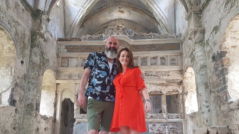 Mairéad Ronan and Joe Lindsay in Turkey.