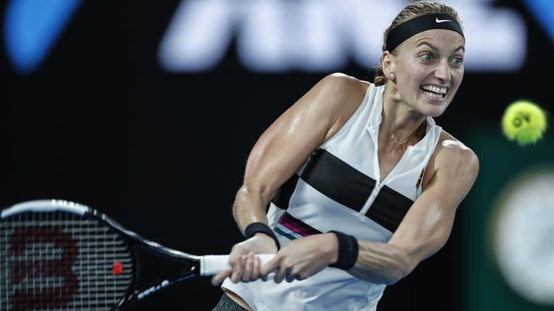 Petra Kvitova hammered Ashleigh Barty