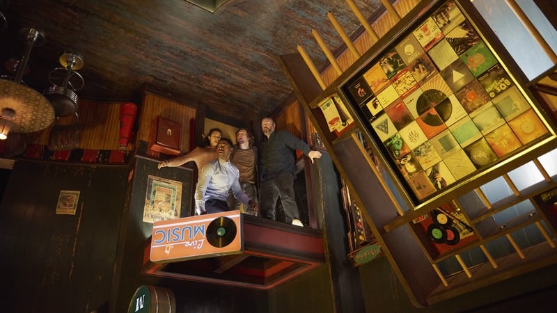 The sets are about the only impressive thing in Escape Room