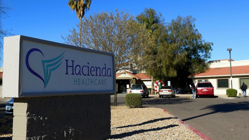 The suspect, who was providing care for the woman at the Arizona facility, was fired after his arrest (Pic: Google Maps)