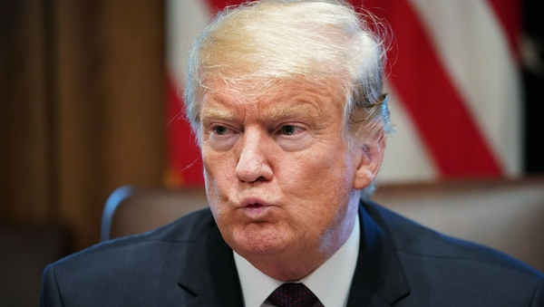 Donald Trump said that the countries had "set up" caravans of migrants in order to export them into the United States