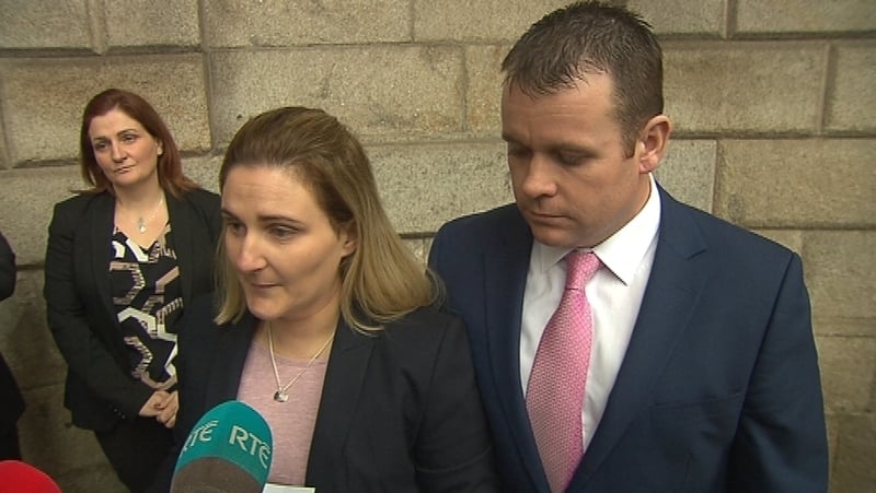 Sharon Dowling and Brian Crowe's first baby was born in St Luke's Hospital in January 2015