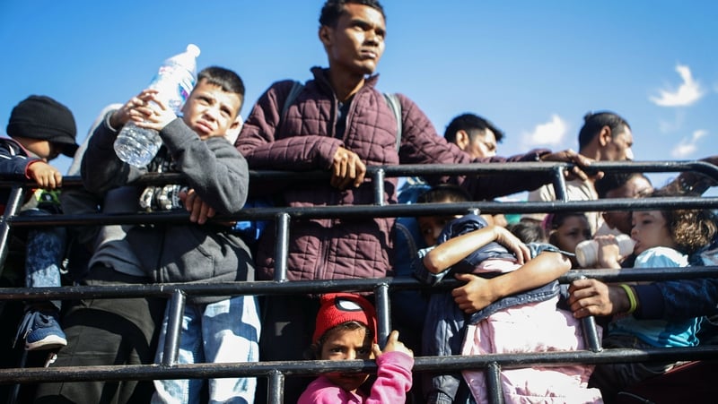 Increasing number of families are trying to enter the US