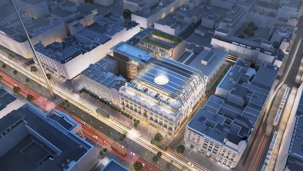 An estimated 750 construction jobs will be created during the building phase of the Clerys Quarter development