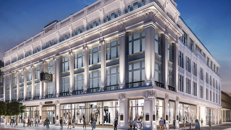 The Clery's quarter redevelopment is one which will bring new retail space to the city centre in the coming years