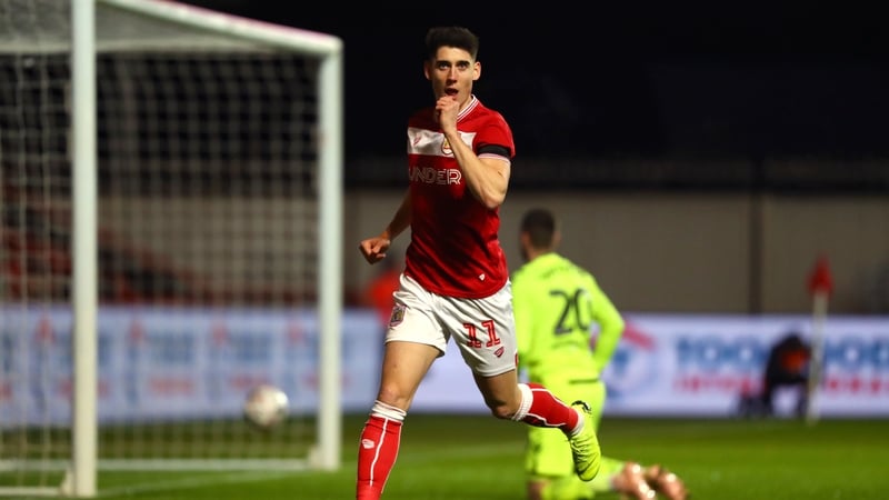 Callum O'Dowda celebrates his goal