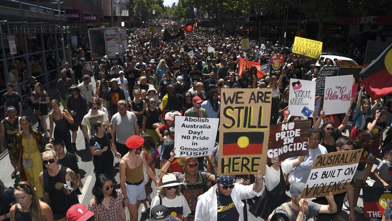 Protests attended by several thousand people took place in Melbourne, Canberra and other Australian cities