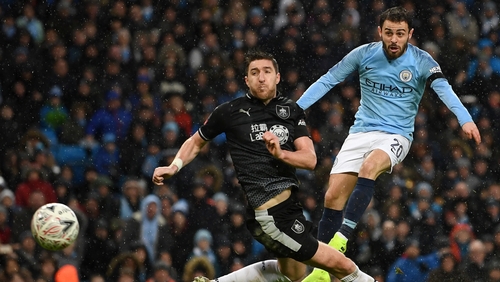 Bernardo Silva finds the net at the Etihad