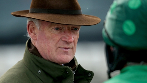 Willie Mullins watched as Robin De Carlow won first time over fences