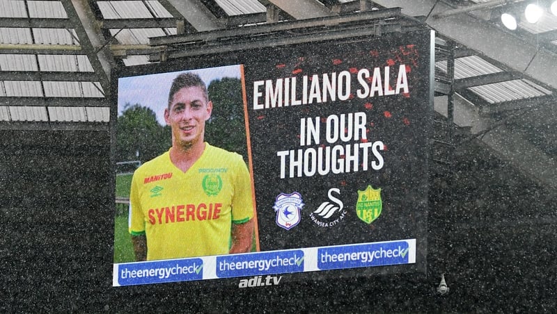 Tributes were paid to Emiliano Sala at the weekend's FA Cup games