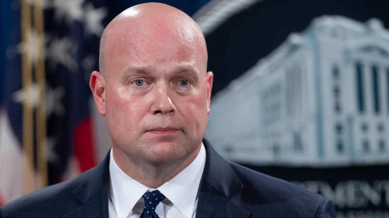 Acting US Attorney General Matthew Whitaker said it was 'close to being completed'