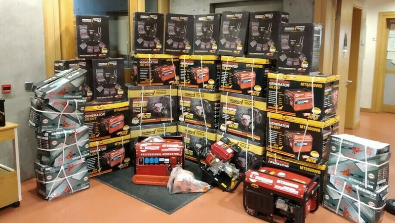 Gardaí said the woman handed over a substantial amount of money for the tools