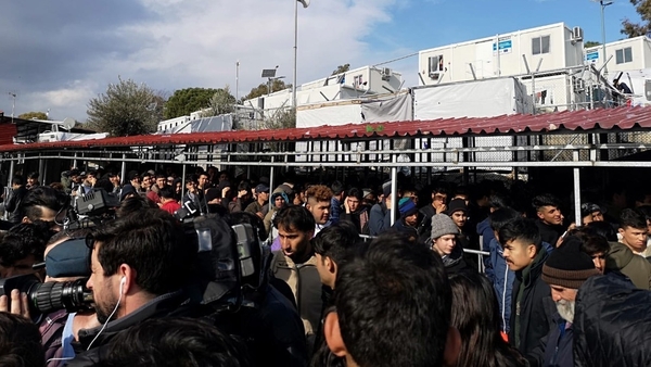 45 minutes inside Greece's notorious migrant camp