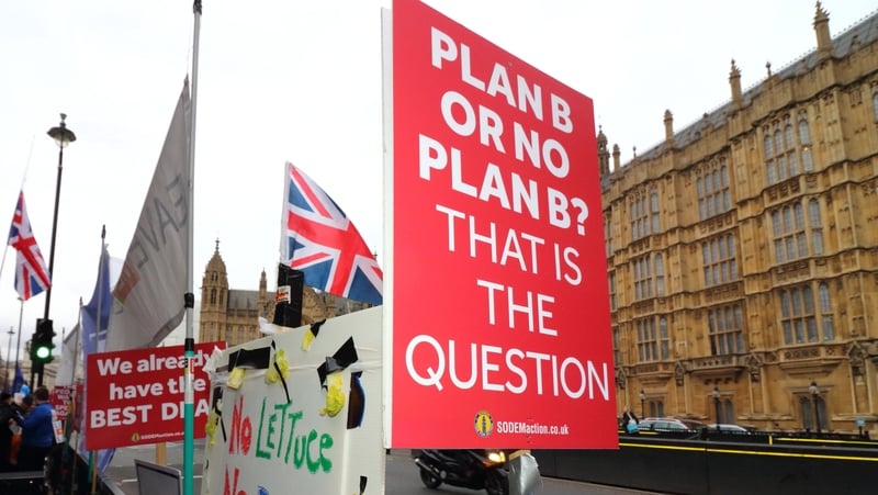 The Taoiseach said he was 'a little bit' concerned about political developments in London