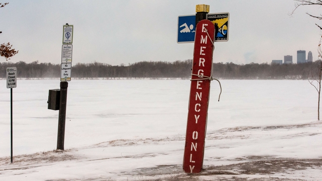 Temperatures in almost a dozen states from the Dakotas to Ohio were forecast to be the coldest in a generation