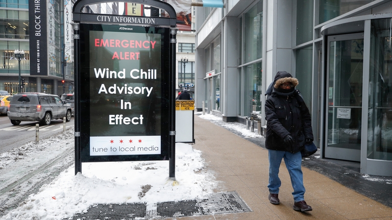 National Weather Service: 'One of the coldest arctic air mass intrusions in recent memory is surging south into the Upper Midwest before spreading across much of the eastern two-thirds of the country'