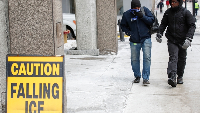 According to meteorologists, temperatures in Chicago area could drop to -24F (-31C)