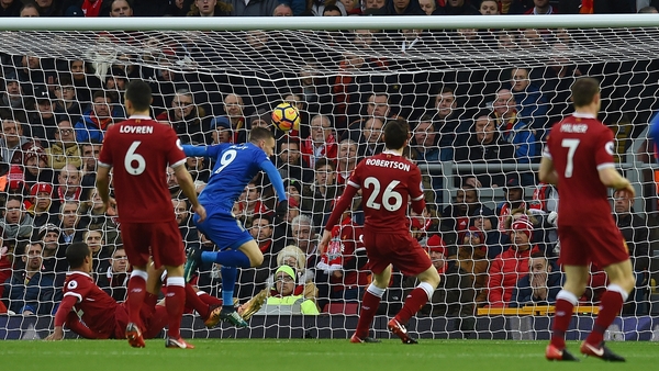 Vardy loves playing against Liverpool