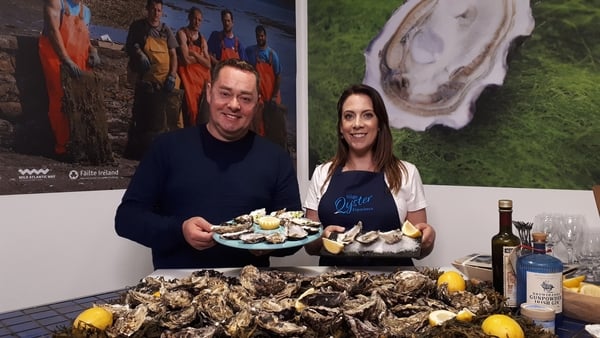 Neven with Aisling Kelly of the Sligo Oyster Experience