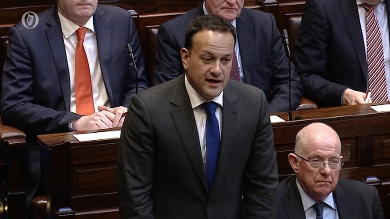 Taoiseach made his comments during Leaders' Questions in the Dáil