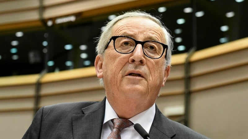 Asked if a second referendum was possible, Jean-Claude Juncker said it was an issue exclusively for the British people