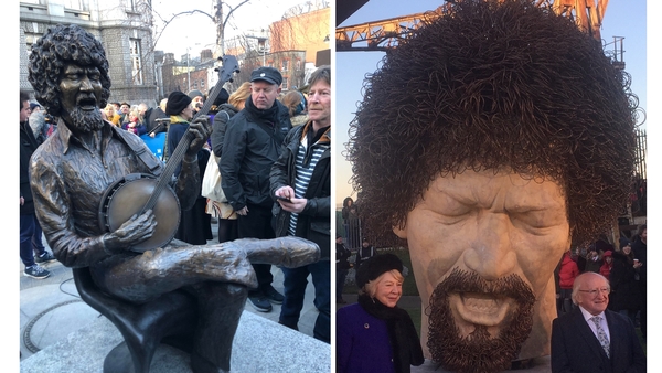 One statue is on South King Street; the other on Sheriff Street