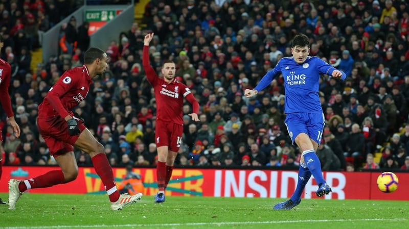 Harry Maguire levels for Leicester