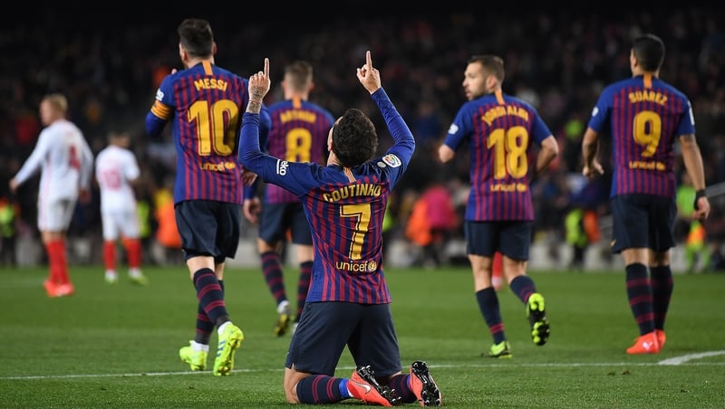 Philippe Coutinho's double helped Barcelona to sink Sevilla