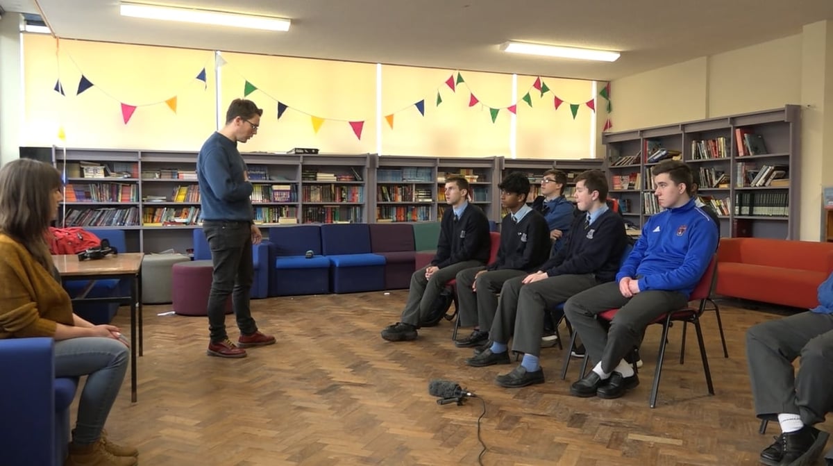 'Young Offenders' actor Shane Casey teaches "bounce-back-ability" to young people