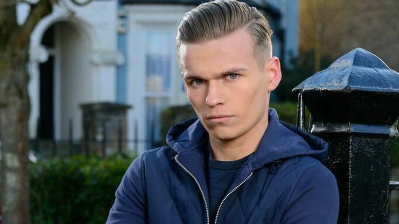 Hunter panics in Eastenders