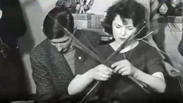 How to make a Saint Brigid's Cross - 1963