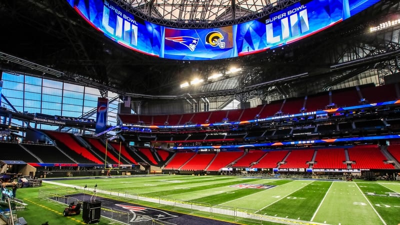 The game will be played at Mercedez-Benz Stadium in Atlanta
