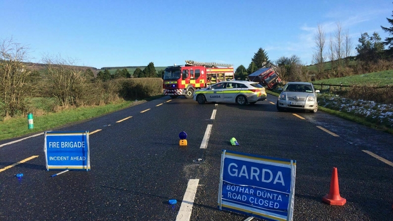 The scene of the crash on the N21 in Co Limerick