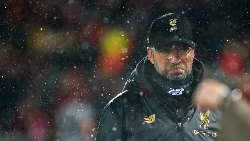 Jurgen Klopp has bemoaned the elements in recent weeks