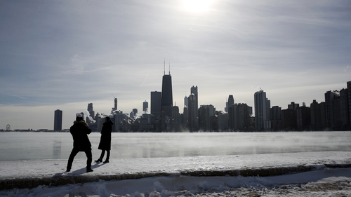 Changing air currents caused the polar vortex to slip down through Canada and into the US Midwest this week