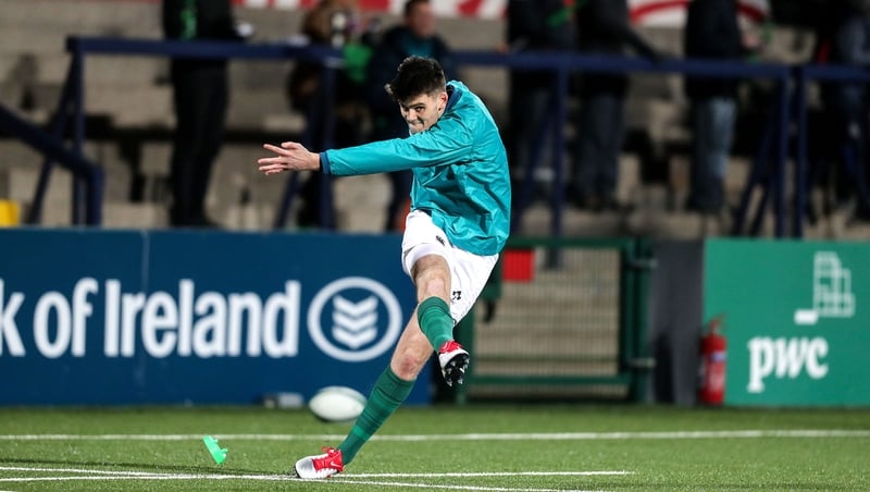 Harry Byrne is out for Ireland