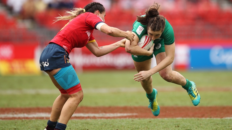 Eve Higgins of Ireland goes on the charge