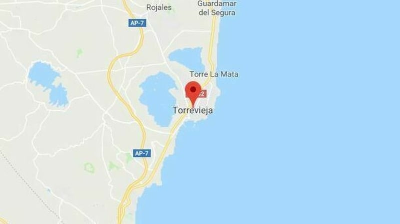 The body had been found near a motorway in Torrevieja earlier this week (Pic: Google Maps)