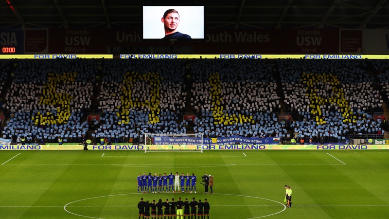 Cardiff City pay tribute to Emiliano Sala