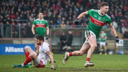Fionn McDonagh celebrates his decisive goal