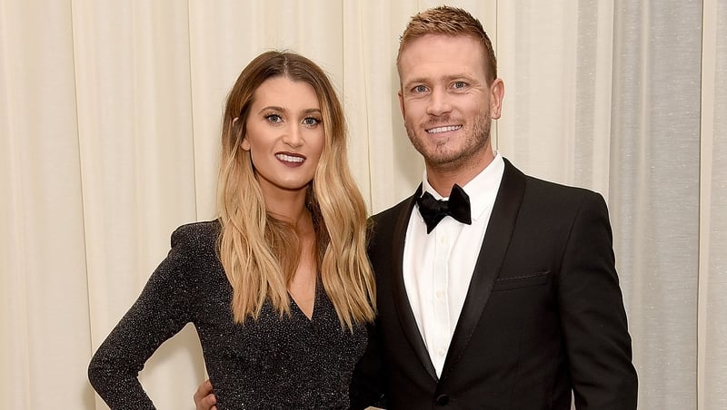 Woke: Charley Webb and husband Matthew Wolfenden
