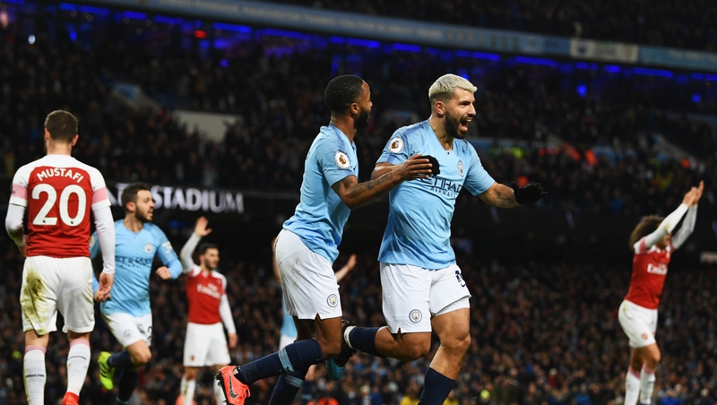 Sergio Aguero scored very early for the second time this week